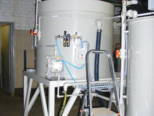 Установка регенерации обезжиривающих растворов